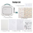 thumbnail image 3 of Meterk Die Cutting & Embossing Machine Portable Manua Paper Cutter Card Making Supplies for Arts Crafts Paper Scrapbooking Cardmaking Fabric DIY Kits Home Decor, 3 of 7