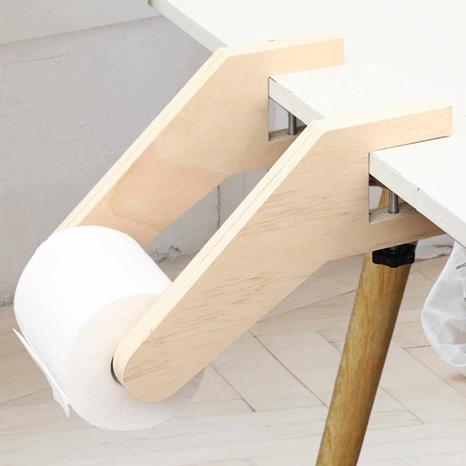 Fiocias Tabletop Paper Roll Dispenser Clamp Paper Towel Holder for Drawing Packaging