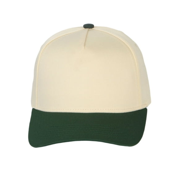 Top Headwear Throwback Heritage Snapback Hat - Two Tone Legacy Collection Baseball Cap, Forest Green