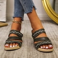 thumbnail image 1 of Zapatillas de tacón inclinado de una línea para mujer, novedad de verano, informales, a la moda, para exteriores Wmkox8yii hj789, 1 of 9