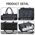 thumbnail image 4 of Large Capacity Tote Bag,Black Halloween Ghost Spider Pattern Handbag Fashion Luxury Tote Bag,15.7"x13"x 5.1" Inches,Laptop Compatible, 4 of 6