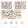 thumbnail image 2 of Yayeee Pillowcase Standard Size Set of 2 Satin Wrinkle Resistant Envelope Pillow Case, Birds and Teapots, 2 of 8