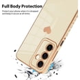 thumbnail image 3 of Samsung Galaxy A14 5G Case Love Heart 6D Plating Electroplate Luxury Elegant Case Camera Protector Soft TPU Shockproof Protective Corner Back Cover -White, 3 of 10