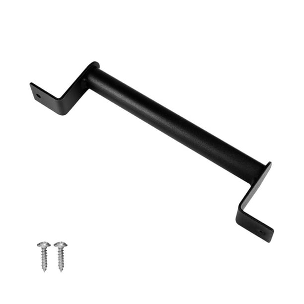Eigraketly Tirador de puerta con tornillos tirador de armario de acero al carbono para puerta corredera de granero puerta de armario, 1 ud. Herramientas y ferretería Negro Manija de la puerta X1 Eigraketly TO000242-01