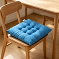 thumbnail image 4 of MTBLYS Cojín cuadrado grueso para silla, cojín de verano para silla de 38 x 38 x 5 cm, almohadilla decorativa para asiento, ideal para el hogar, la oficina, la cocina y el comedor., 4 of 6
