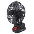 thumbnail image 3 of Ventilador con pilas, impermeable, recargable, para viajes al aire libre, coche, RV, escritorio de 8 pulgadas, 1500 MAh, 3 of 13