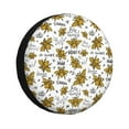 thumbnail image 2 of Balery Hohey Bee Golden2 Tire Covers - Tough Tire Wheel Protector for Truck, SUV, Trailer, Camper, RV -16 inch, 2 of 8