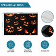 thumbnail image 6 of Black Orange Halloween Placemats Set of 4, Pumpkins Botanical Washable Wipeable Table Mats for Dining Tables, Indoor Outdoor Kitchen Place Mats for Holiday Party Table Decor, 6 of 9