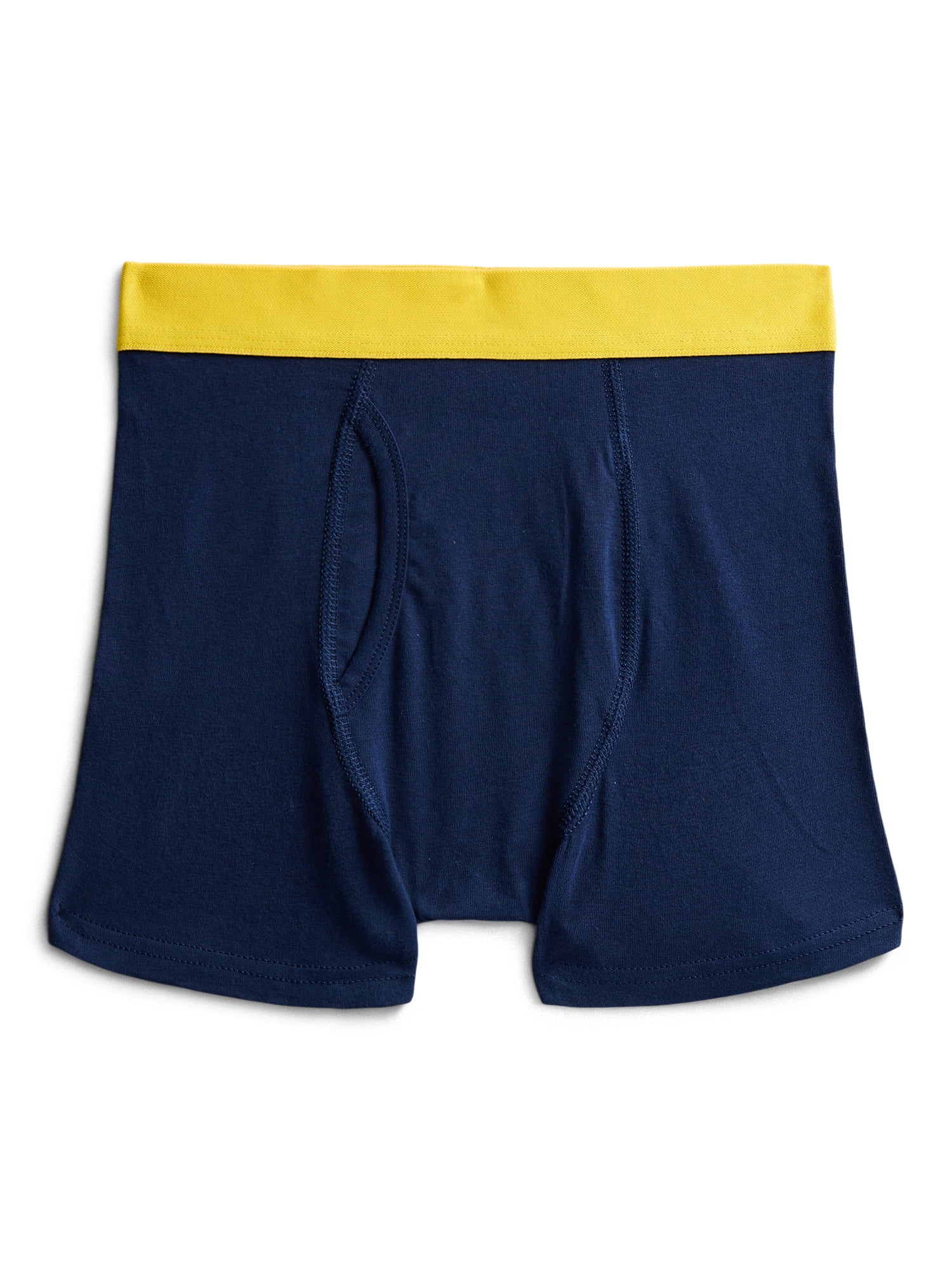 Wonder Nation Boys Underwear Stretch Cotton Blend Boxer Briefs, 5-Pack, Sizes S-XL