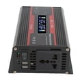 thumbnail image 4 of Inversor de corriente para automóvil de 12 V a 110 V, onda sinusoidal modificada de 300 W, carga rápida USB dual de 4,2 A, pantalla LCD a color, 4 of 8