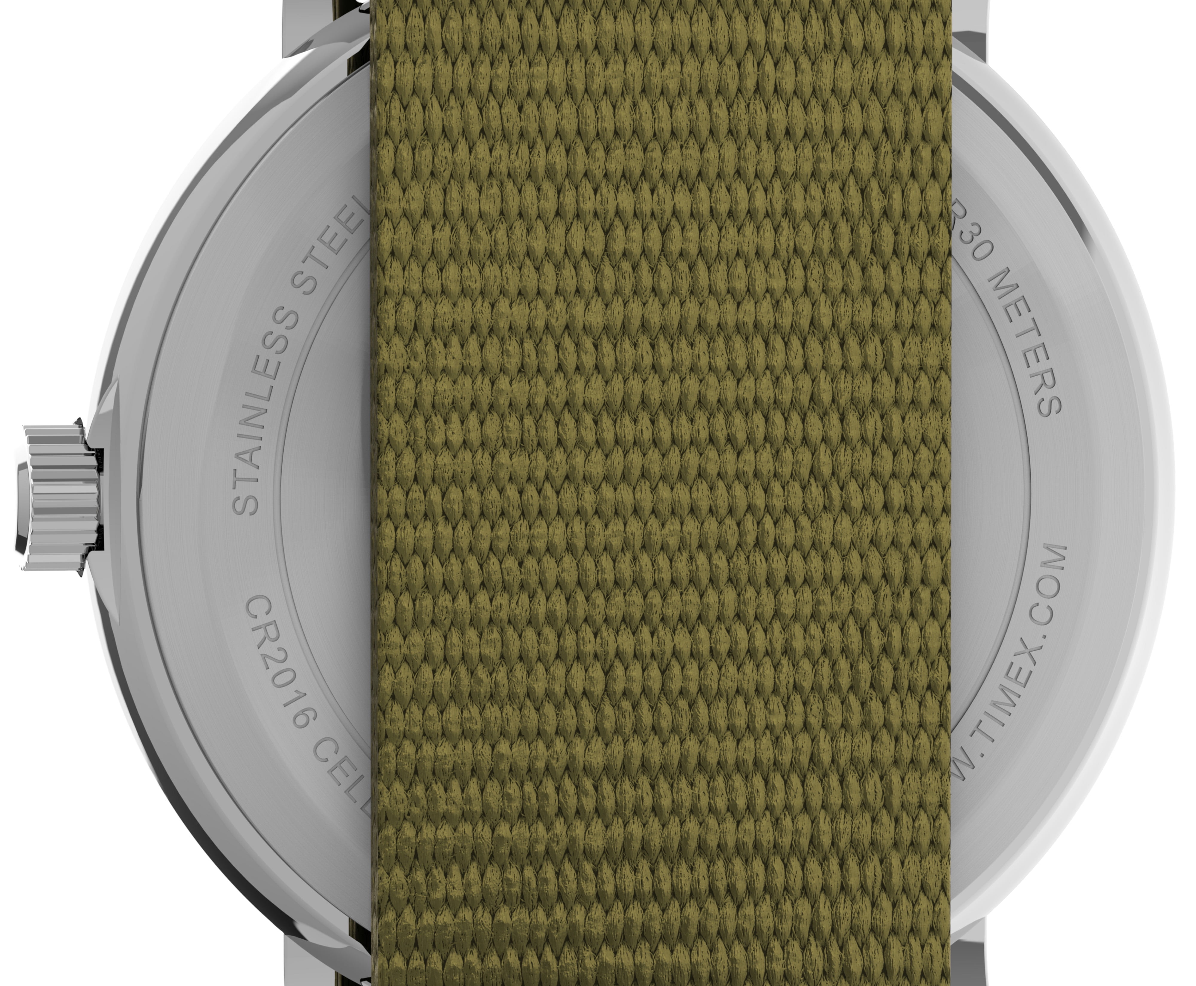 Timex Women's Weekender 31mm Watch - Silver-Tone Case Camo Fabric Strap White Dial