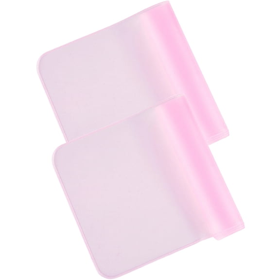 2Pcs Pink Keyboard Protector Cover Rectangle Waterproof Dustproof Transparent Ultra Thin Universal Silicone Keyboard Cover Skin Films
