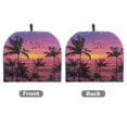 thumbnail image 2 of HELLHERO Coffee Pot Cloth Covers Tropical Sunset Silhouette 1Pcs Lightweight Keep Warm for St. Patrick's Day, 2 of 8