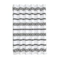 thumbnail image 2 of 90 * 180 Black And White Bohemian Style Shower Curtain A A Polyester Shower Curtain Color:A Material:Polyester-Cotton Blend, 2 of 9