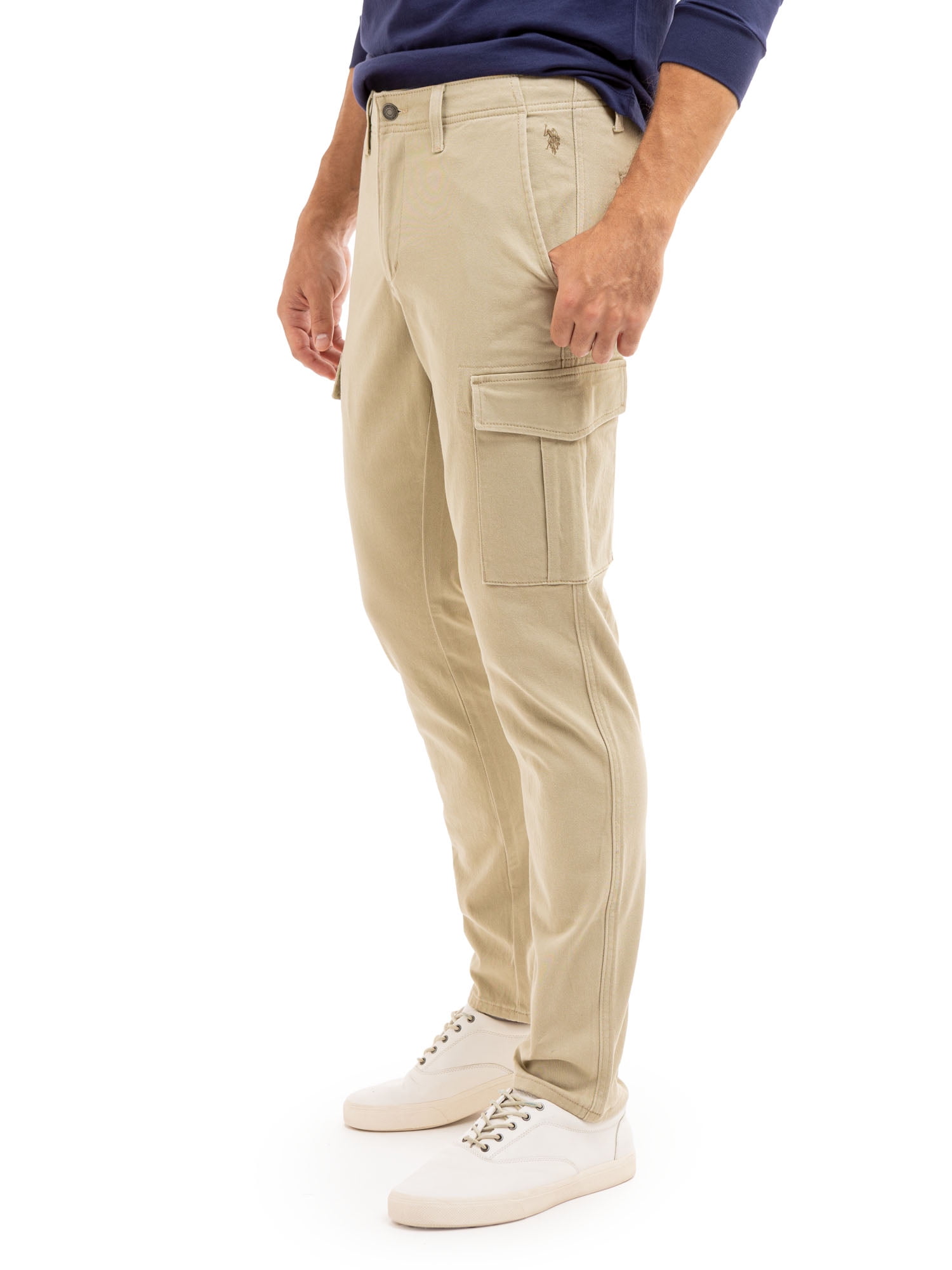 U.S. Polo Assn. Slim Fit Twill Cargo Pants, $50, .com