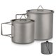 thumbnail image 2 of Taza de Agua de Picnic de Campamento de Titanio Ultraligero de Agua Con Plegable de 300 ml / 350ml / 450ml / 550ml / 650ml / 750ml, 2 of 7
