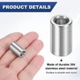 thumbnail image 2 of Uxcell 15PCS M6 Aluminum Spacers 6mm ID x 10mm OD x 16mm L Round  Metal Spacer for Screws Bolts, 2 of 6