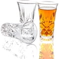 thumbnail image 1 of Verres à Tequila Base Lourde Verre à Shot Verres Cordiaux (Ensemble de 3), 1 of 4