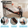 thumbnail image 4 of Lifetime New Double Shot Deluxe Basketball Arcade Game - Standard AC Electrical or Batteries (90648), 4 of 10