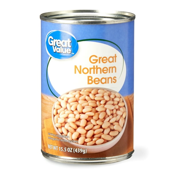 Great Value Great Northern Beans, 15.5 oz Can