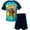 Blue, variant on Disney Moana Maui Toddler Boys T-Shirt and Mesh Shorts Outfit Set Infant to Big Kid