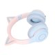 thumbnail image 5 of Auriculares Bluetooth con Oreja de Gato para Juegos, inalámbricos, Plegables, para música, con luz LED, micrófono Desmontable, Cable de 3,5 mm, Azul, 5 of 5