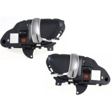 Pair Blue & Chrome Interior Door Handles For Chevy/GMC Pickup 95-02 | Front & Rear