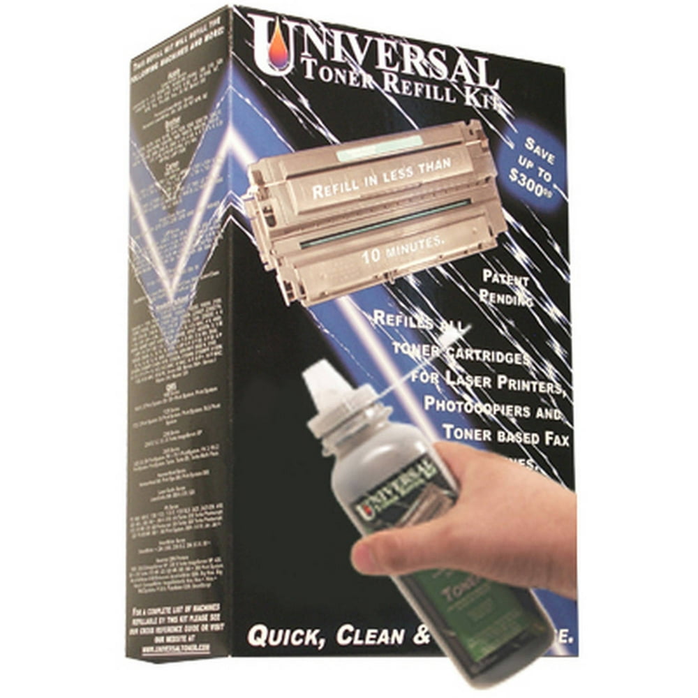 Universal Brand Toner Refill Kit for Xerox WorkCentre 3655, Black