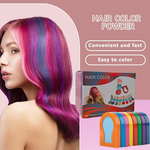 Green Hair Chalk, Temporary Hair Color, Temporary Hair Dye For Girls Kids Adults, Washable Hair Color Makeup For Sport Events Christmas Birthday Cosplay Festivals Hair DIY Party