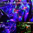 thumbnail image 3 of Bola de cristal giratoria activada por sonido para iluminación de discoteca multicolor, portátil, recargable por USB, agrega vitalidad a tus eventos y espacios, 3 of 8