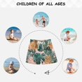 thumbnail image 6 of Kids' Beach Pants Comfortable Swim Trunks Abstract Tropical Leaves Pattern Shorts for Pool Vacation and Lounge Wear 2T, 6 of 8