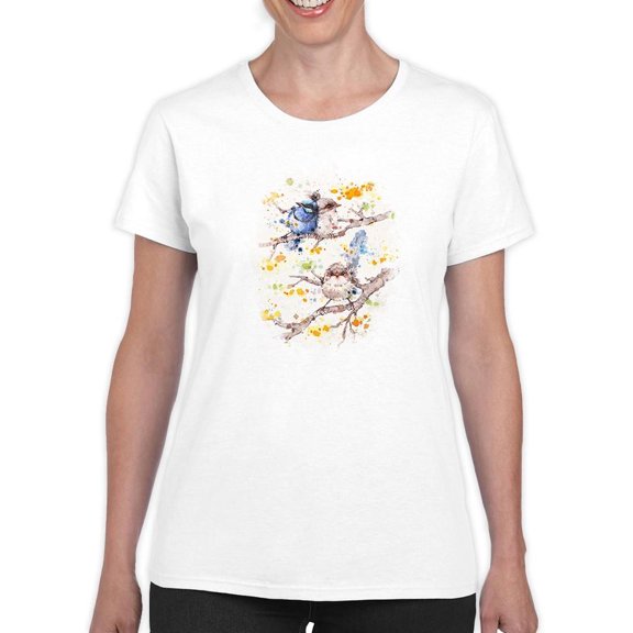 Artshine Family Life Wrens T-Shirt Women -Sillier Than Sally Designs, Female 5X-Large