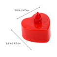 thumbnail image 2 of BEADCEST 48Set Led Tealight Plastic Heart Shaped Red Lighting Wedding Decoration, 2 of 8