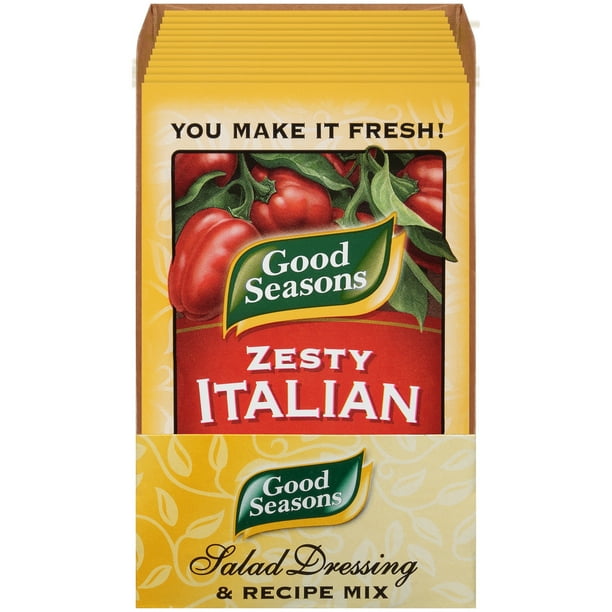 Good Seasons Zesty Italian Dressing & Recipe Mix, 0.6 oz Packet