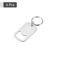 thumbnail image 3 of Llave abridora de botella Uxcell 4Pcs, abridor de botella de cerveza de acero inoxidable de 2" de largo para el hogar, bar, fiesta, plata, 3 of 6