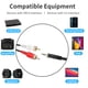thumbnail image 3 of Cable RCA Abireiv de 3,5 mm a 2 conectores RCA macho, audio estéreo de 15 pies, 3 of 7