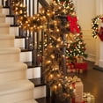 thumbnail image 4 of Costway 9FT Artificial Christmas Garland with 140 PVC & Pine Needles, Pine Cones, 4 of 10
