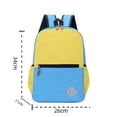 thumbnail image 4 of FUZHIQ School Backpack for 2nd 3rd 4th 5th Grade, Color Block Sport Style Bookbag with Front Zipper Pocket & Side Bottle Pockets, Durable Lightweight Elementary Backpack, Light Purple, 4 of 5