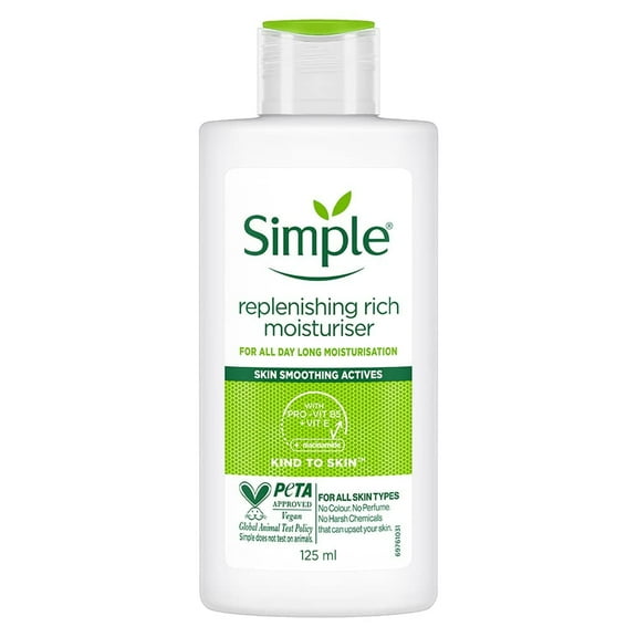 Simple Replenishing Rich Moisturiser, 125ml HYZ01 by Simple