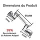 thumbnail image 5 of Universal Faucet Aerator, 1080 Wide Angle Rotation Robotic Arm, Faucet Nozzle Adapter, Kitchen Faucet Extender, Faucet Aerator, 5 of 5