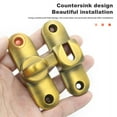 thumbnail image 3 of Barn Door Lock 90/180 Degree Flip Sliding Door Latch Punch Free Simple Installation Heavy-Duty Bar Gate Latch Safety Slide Door Lock, 3 of 8