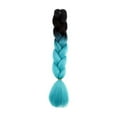 thumbnail image 3 of Gradient Color Women Braid Hair Large hair High Braiding Hair Wigs High Temperature Fiber Synthetic Hair Extensions, 3 of 6