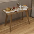 thumbnail image 2 of Madesa Compact Dining Table with Wooden Surface Breakfast Table for Kitchen, Dining Room, or Breakfast Nook Ideal for Serving Meals and Snacks - Rustic, 2 of 8
