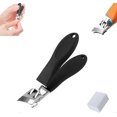 thumbnail image 1 of Wide Jaw Opening Anti-Splash Slanted Nail Clipper, Acssart Curved Nail Clippers, 1 of 4