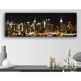 thumbnail image 2 of Artful Printers C-12362027 New York at Night Photography Canvas Art, 12 x 36 in., 2 of 5