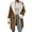 a-Brown4716, variant on VNKIDY Women Parkas Winter Thicken Solid Color Plush Jacket Thermal Insulated Long Sleeve Lapel Coat For Casual Daily Wear Cozy Outerwear