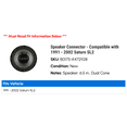 thumbnail image 2 of Speaker Connector - Compatible with 1991 - 2002 Saturn SL2 1992 1993 1994 1995 1996 1997 1998 1999 2000 2001, 2 of 3