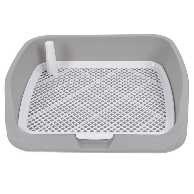 Bandeja De Entrenamiento Para Inodoro Para Perros, Portátil, Multifuncional, De Malla, Para Entrenamiento De Cachorros, Soporte Para Almohadilla De Inodoro Con Deflector Para