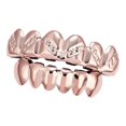 thumbnail image 4 of Mouth Caps Parrillas De Personalizadas - Glossy Twill 6 Tapas De Superiores / Inferiores Para Mujeres Hombres Decoració Salvador Parrillas chapadas en oro de 18 quilates, 4 of 6