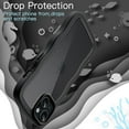thumbnail image 6 of JETech Cute Case for iPhone 15 Plus 6.7-Inch, Wave Frame Curly Shape Shockproof Phone Cover for Women and Girls, Clear Hard PC Back (Black), 6 of 7